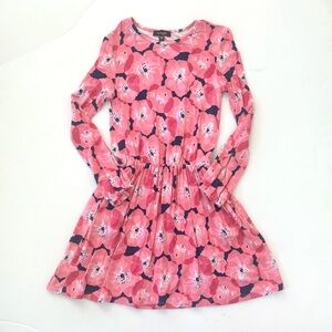 Imoga Pink Floral Long-Sleeve Dress